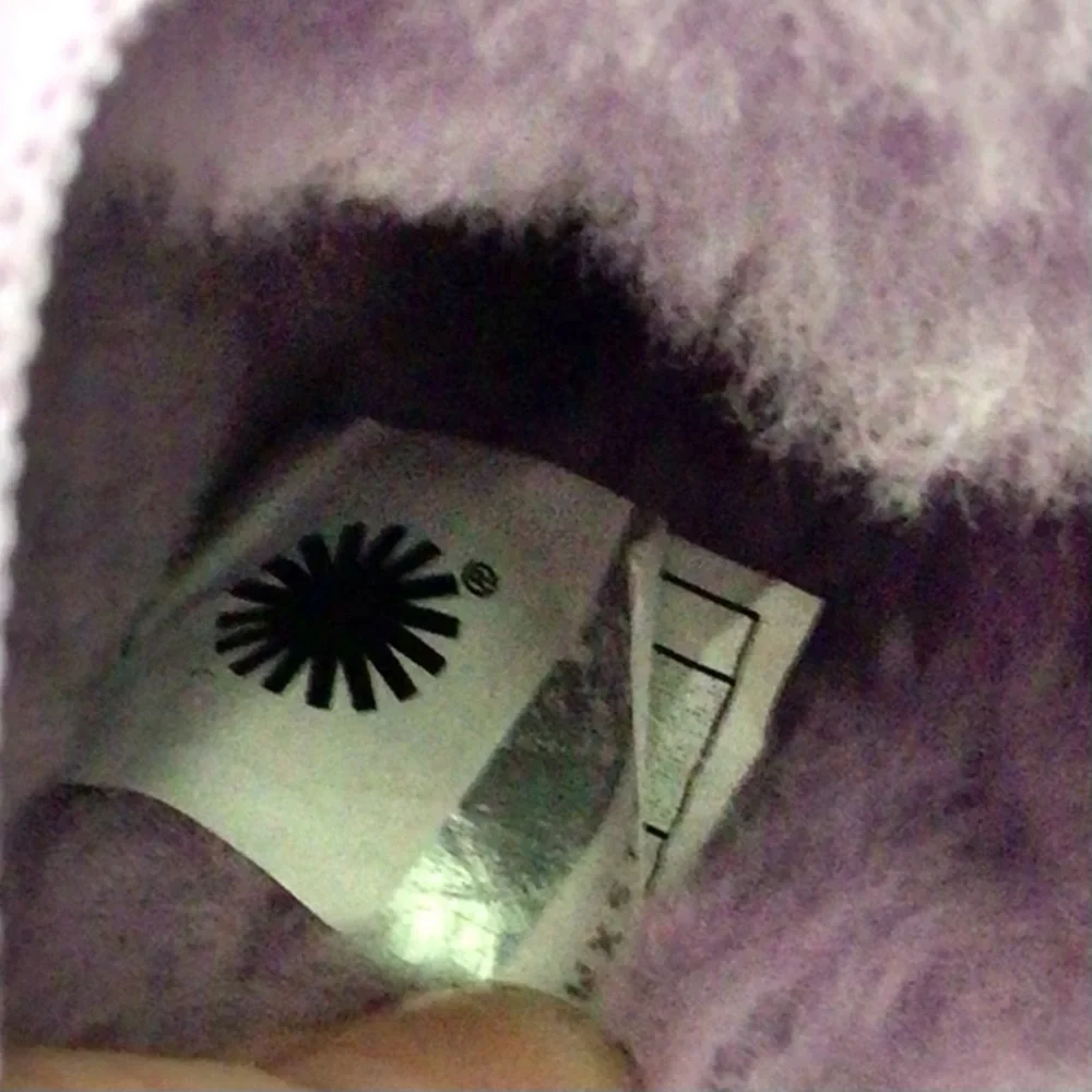 UGG Super Fluff Slipper Sandal Lilac Bloom 8 NWOT